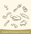 doodle kitchen set
