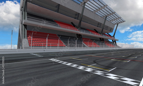 Illustration: motorsport tribüne motorsport tribüne