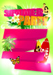 Summer tropical baclground