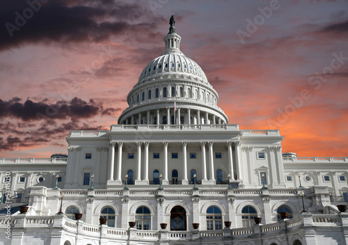 Photo: Capitol Dome with Sunrise Sky Capitol Dome with Sunrise Sky