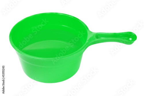 Photo: Plastic Scoop Filled with Water Plastic Scoop Filled with Water