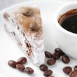 Cake and cup of coffee