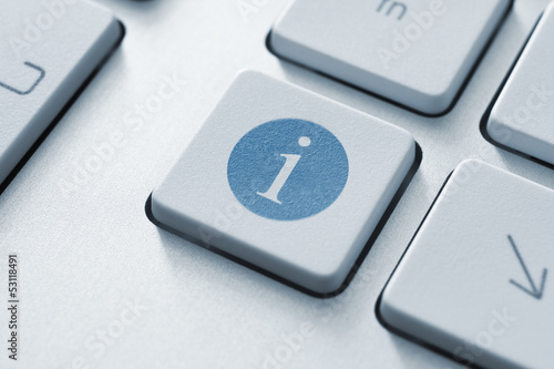Photo: Information button Information button