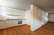 interior home, large room with kitchen