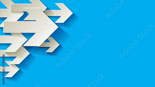 Vector: Pfeil Weiter Ecke Hintergrund Blau Verhältnis 16 : 9 Pfeil Weiter Ecke Hintergrund Blau Verhältnis 16 : 9