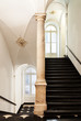 ancient staircase of a classic historic building, interior