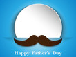 Happy Father Day Mustache Love