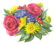 Bouquet with Roses
