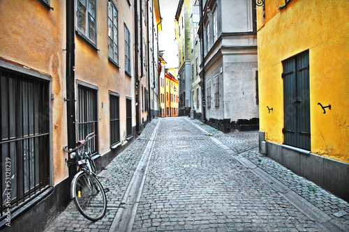Photo: streets of old town . Stockholm streets of old town . Stockholm