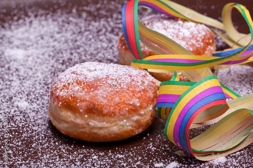 Photo: Berliner Pfannkuchen fried german party food Berliner Pfannkuchen fried german party food