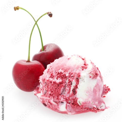 Photo: Cherry Ripple Icecream Cherry Ripple Icecream
