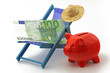 Foto: sparschwein mit euro sparschwein mit euro