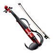 Electric violin, isolated on white background