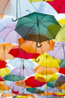 Photo: Multicolored umbrellas Multicolored umbrellas