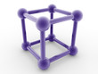 metallic cube