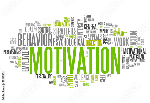 Illustration: Word Cloud "Motivation" Word Cloud "Motivation"