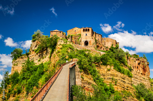 Photo: View of the town Bagnoregio, Tuscany View of the town Bagnoregio, Tuscany