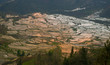 terraced rice field landscape