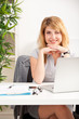 woman at office