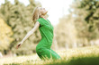 Photo: Woman enjoy nature Woman enjoy nature