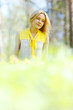Photo: Woman sitting on grass Woman sitting on grass