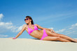 Foto: Woman on the beach Woman on the beach