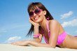 Woman on the beach
