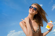 Woman on the beach