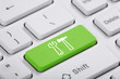 Green key of the computer