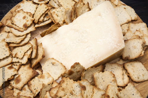 Photo: Formaggio e crackers Formaggio e crackers