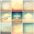 9 retro background for Summer