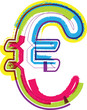 Colorful Grunge symbol