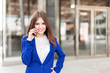 Businesswoman talking on the phone