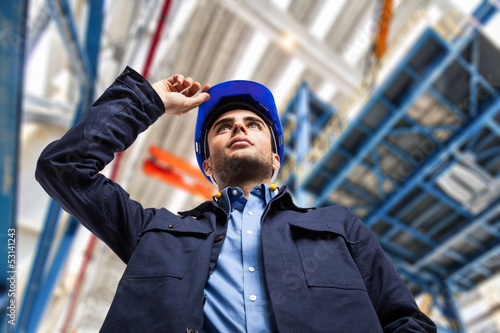 Photo: Engineer in a factory Engineer in a factory