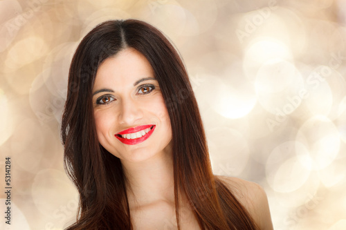 Photo: Smiling woman portrait Smiling woman portrait