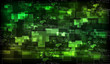 Abstract green polygon background