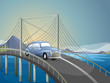A car on the road