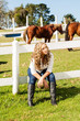 sitting on the fence