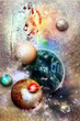 Illustration: science fiction background science fiction background