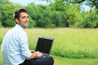 Photo: Working outdoors Working outdoors