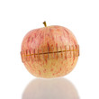 Sliced apple halves