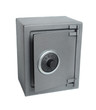 The metal safe.