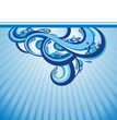 Water splashes background