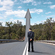 Photo: Concept of the road to success Concept of the road to success