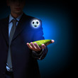 Photo: black and white soccer ball black and white soccer ball
