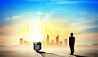 Businessman and ecology issue