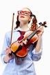 Photo: Young woman violinist Young woman violinist
