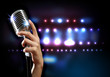 Photo: audio microphone retro style audio microphone retro style