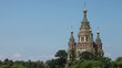 Russia, Peterhof and the Church of St. Peter and Paul Church