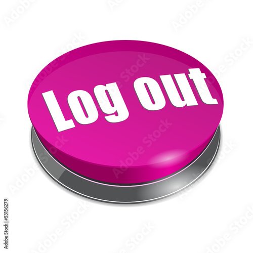 Vector: Logout button Logout button